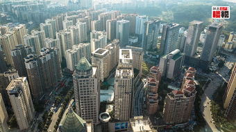 航拍南寧東盟商務(wù)區(qū) 高檔寫字樓 豪宅林立