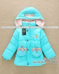 東莞廣貿制衣服裝公司 冬季童裝棉襖高清圖片展示