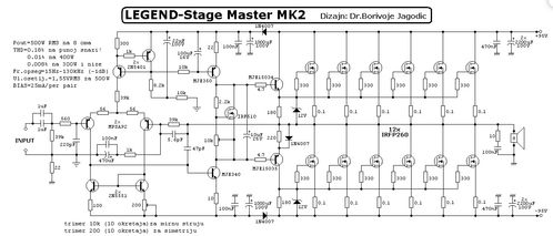 基于MOSFET構(gòu)建的500W RMS功率放大器集成電路設(shè)計